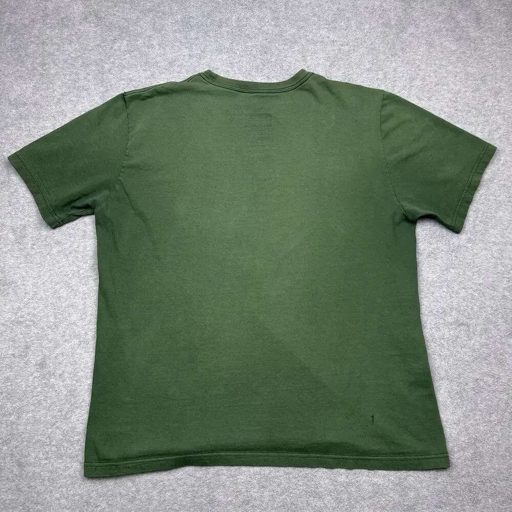 Nike y2k graphic t-shirt green yellow center logo‎ size large